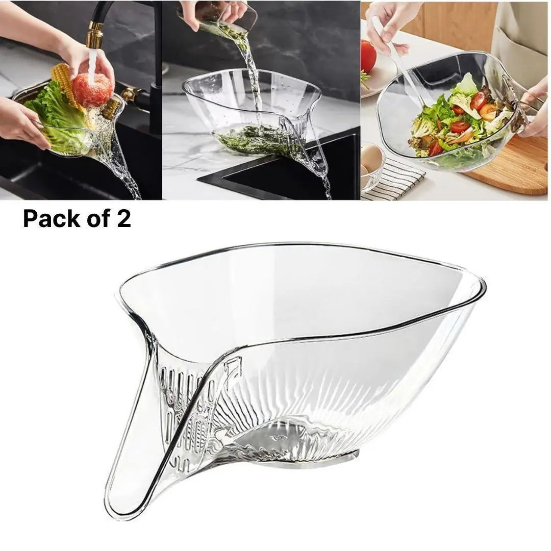 Drain Basket Funnel For Kitchen Sink (Pack Of 2)